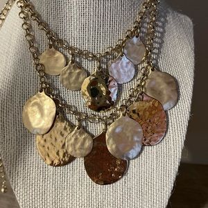 Chico’s Women’s Gold Tone Layered Necklace